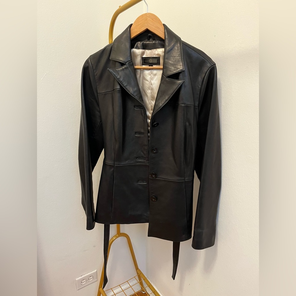 Wilson women vintage leather jacket
